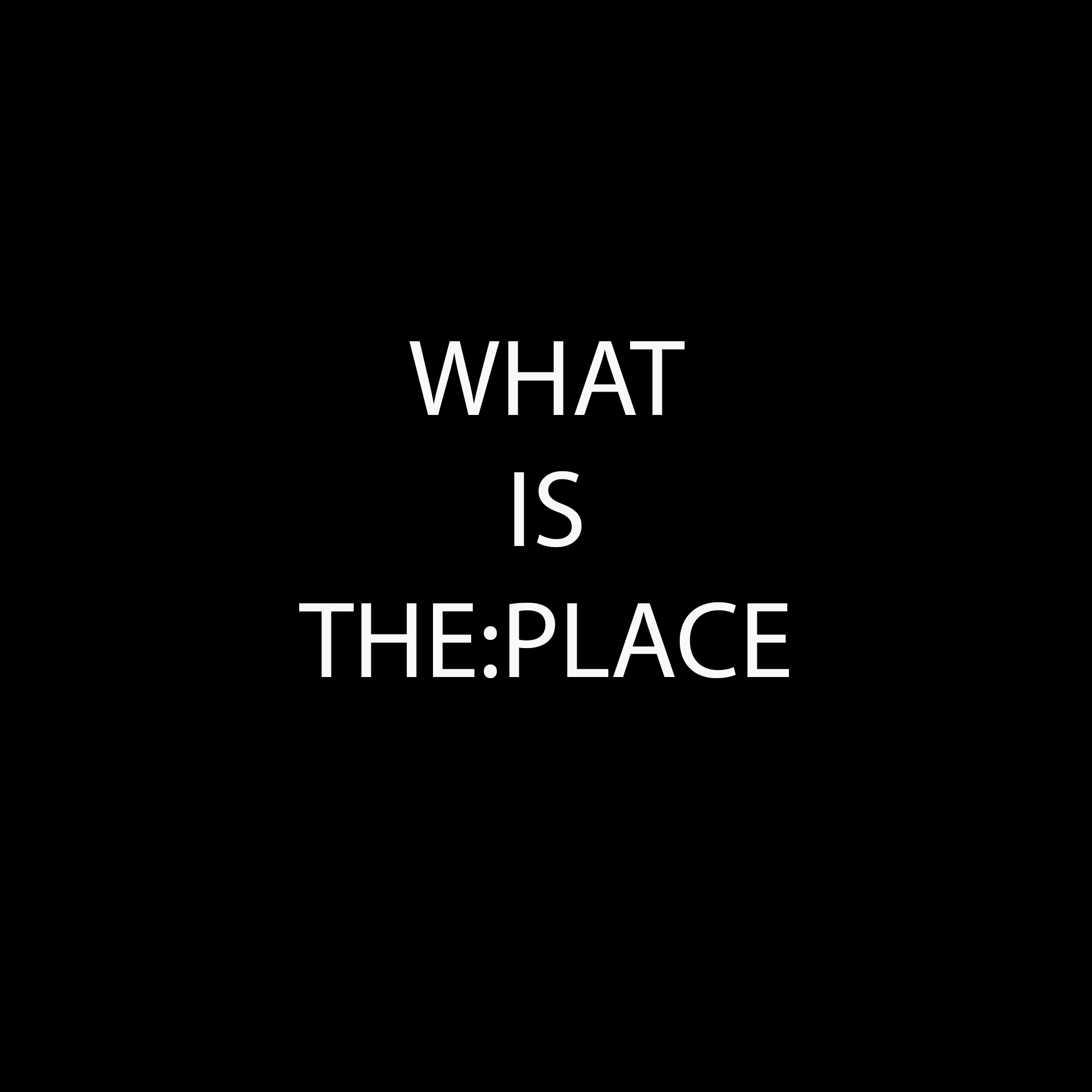 WHAT IS THE:PLACE